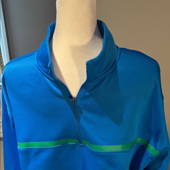 Nike Golf Blue Therma-Fit Pullover - Picture 3 of 7